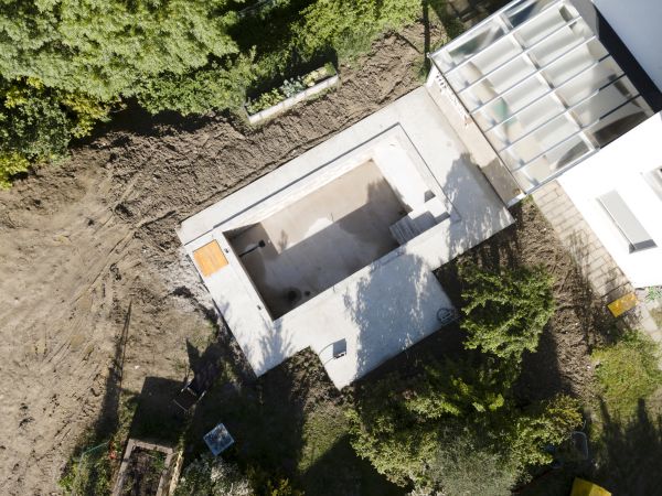 Pool Area Grading