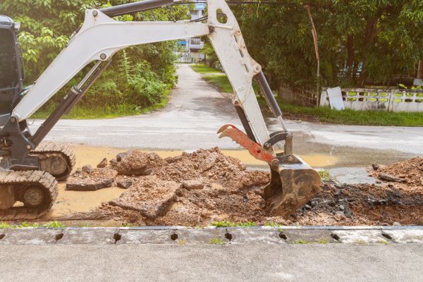 Water Line Excavation Service