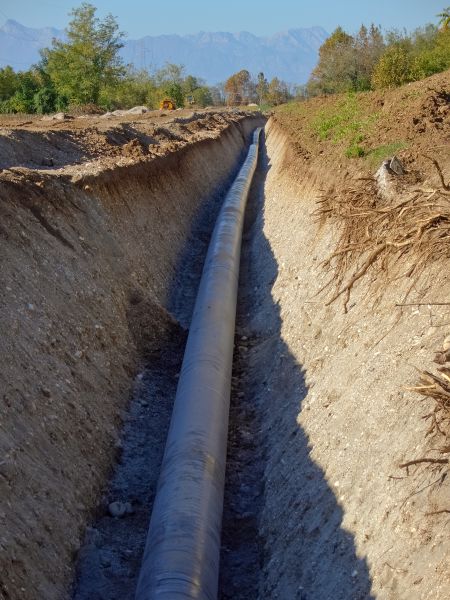 Gas Pipe Trenching Service