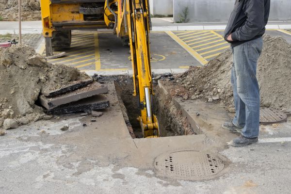 Utility Line Excavation