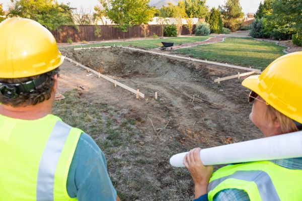 Pool Site Preparation